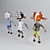 Title: Playful Goats for Fun 3D model small image 1