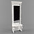 Classic Carved Mirror: Elegant Décor 3D model small image 1