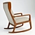 HARTWELL Rocking Chair: Comfortable, Stylish, and Elegant 3D model small image 2