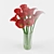 Scarlet Callas Bouquet 3D model small image 3