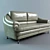 Minimalist Alain Sofa 3D model small image 1