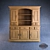 Elegant Buffet Wardrobe: 3-Door Storage Solution 3D model small image 1