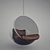 Modern Bubble Chair: Stylish and Comfy 3D model small image 1