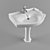 Elegant Bella Sink 3D model small image 1