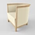 Italian Billiani Smack Chair 3D model small image 3