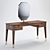 Elegant ELETTRA Dressing Table 3D model small image 1