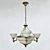 Elegant 6-Light Eglo Marbella Pendant Chandelier 3D model small image 1