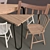 Sleek Graf Table Set: BM J49 3D model small image 3
