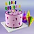 Rainbow Cake Mastic Delight 3D model small image 1