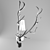 Majestic Deer Lamp 3D model small image 1