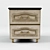 Classic Style Bedside Table 3D model small image 2