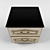 Classic Style Bedside Table 3D model small image 3