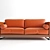 Elegant Elizabet Sofa 3D model small image 1