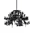 Flower Power Metal Crystal Ceiling Light 3D model small image 1