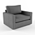 Minimalist Modern Chair 3D model small image 1