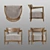 Elegant Flexform Jenny Armchair 3D model small image 3