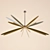 Elegant Dragonfly Chandelier 3D model small image 1