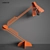 Elegant Larketip Desk Lamp 3D model small image 1
