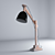 Architect Lamp | 70cm Height | Metal/Wood | Black/White 3D model small image 1