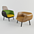 Stylish Betty Armchair by Maxdesign 3D model small image 1
