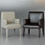 Elegant Isotta Dining Chair 3D model small image 1