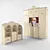 Orchidea Kids Furniture Set: Functional & Stylish 3D model small image 1