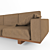 Italian Luxury: Sofa Utah RIVA1920 3D model small image 3