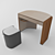 Italian Elegance: Giorgetti Venus Dressing Table 3D model small image 2