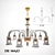 Elegant De Majo K10 Chandelier 3D model small image 1