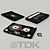 Vintage TDK Cassette Tape 3D model small image 2