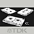 Vintage TDK Cassette Tape 3D model small image 3