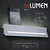 Modern Metal Wall Light: deLUMEN SOL-11 3D model small image 1