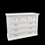 Elegant Wooden Chest of Drawers 3D model small image 1