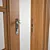 Brazilian Standard Wooden Door with Glass 3D model small image 3