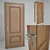 Brazilian Standard Wooden Door 3D model small image 1