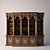 Elegant Modern Library Shelving 3D model small image 1