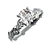 Eternal Love Diamond Ring 3D model small image 2