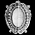 Elegant Baroque Cartouche 3D model small image 3