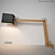 Sleek Desk Lamp with Style 3D model small image 1