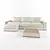 Modern Corner Sofa Set 3D model small image 1