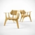 Terrace Coffee Chair: Handcrafted According to Your Model 3D model small image 1
