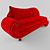 Gorgeous GAUDI Couch 3D model small image 1