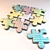 Kids Carpet Puzzle Mat: 3DMax+FBX, Corona Renderer 3D model small image 1