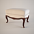 Classic Comfort Ottoman 3D model small image 1