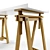 Elegant Wooden Table 3D model small image 2
