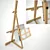 Artisti Easel & Canvas Screen 3D model small image 2