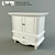 Sleek Nightstand with Textures 3D model small image 1