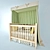 Dreamy Canopy Crib 3D model small image 1