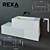 Argo 02AR21D1: Stylish Suspended Sink 3D model small image 1