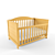 Boori Country New Paddington Crib - 3-in-1 Convertible 3D model small image 1